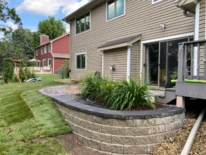 Retaining Wall, Landscape Design - Grey Cloud Outdoors